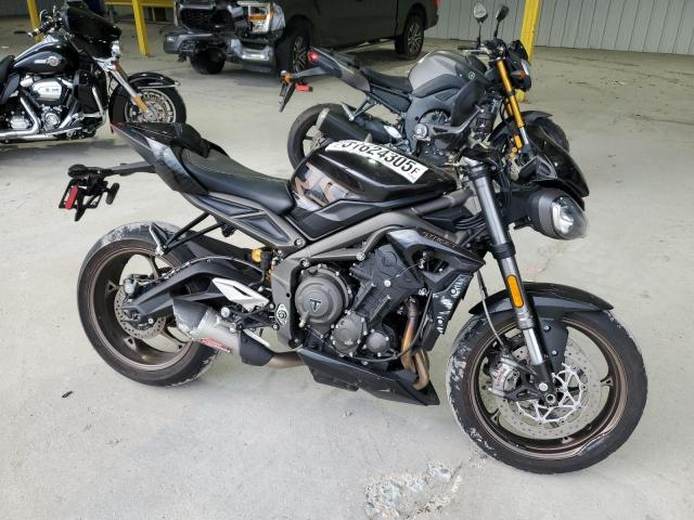  Salvage Triumph Motorcycle Street