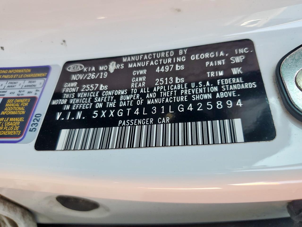 Kia Optima Lx Image 9