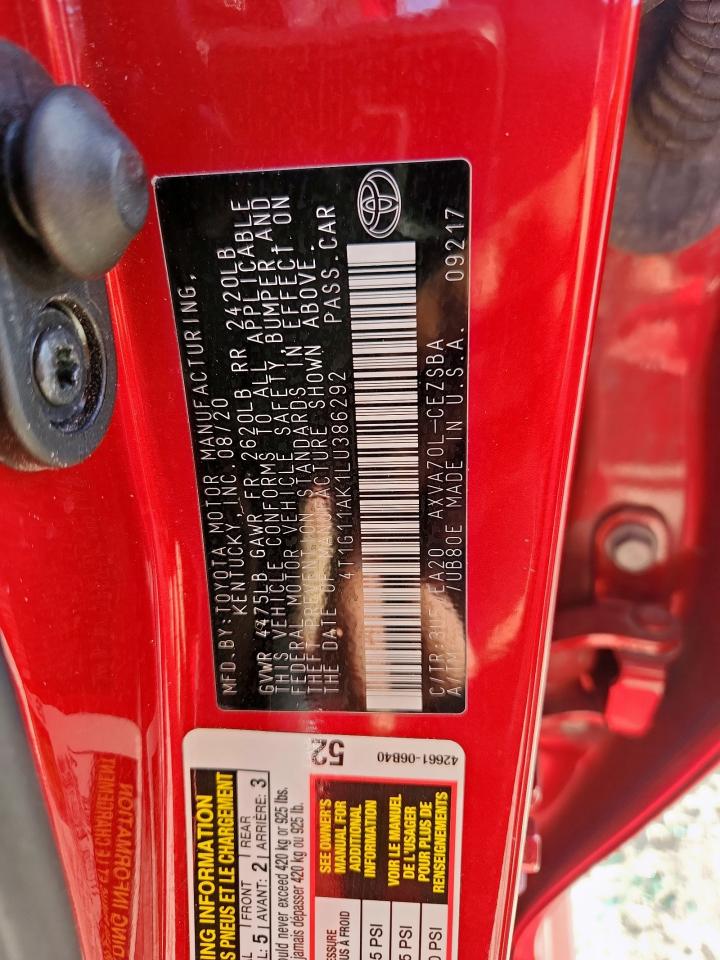 Toyota Camry Se Image 10