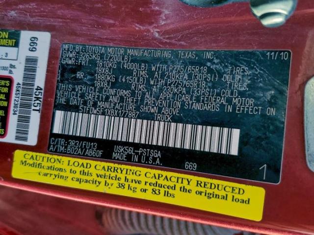 Toyota Tundra Crewmax Sr5 Image 12