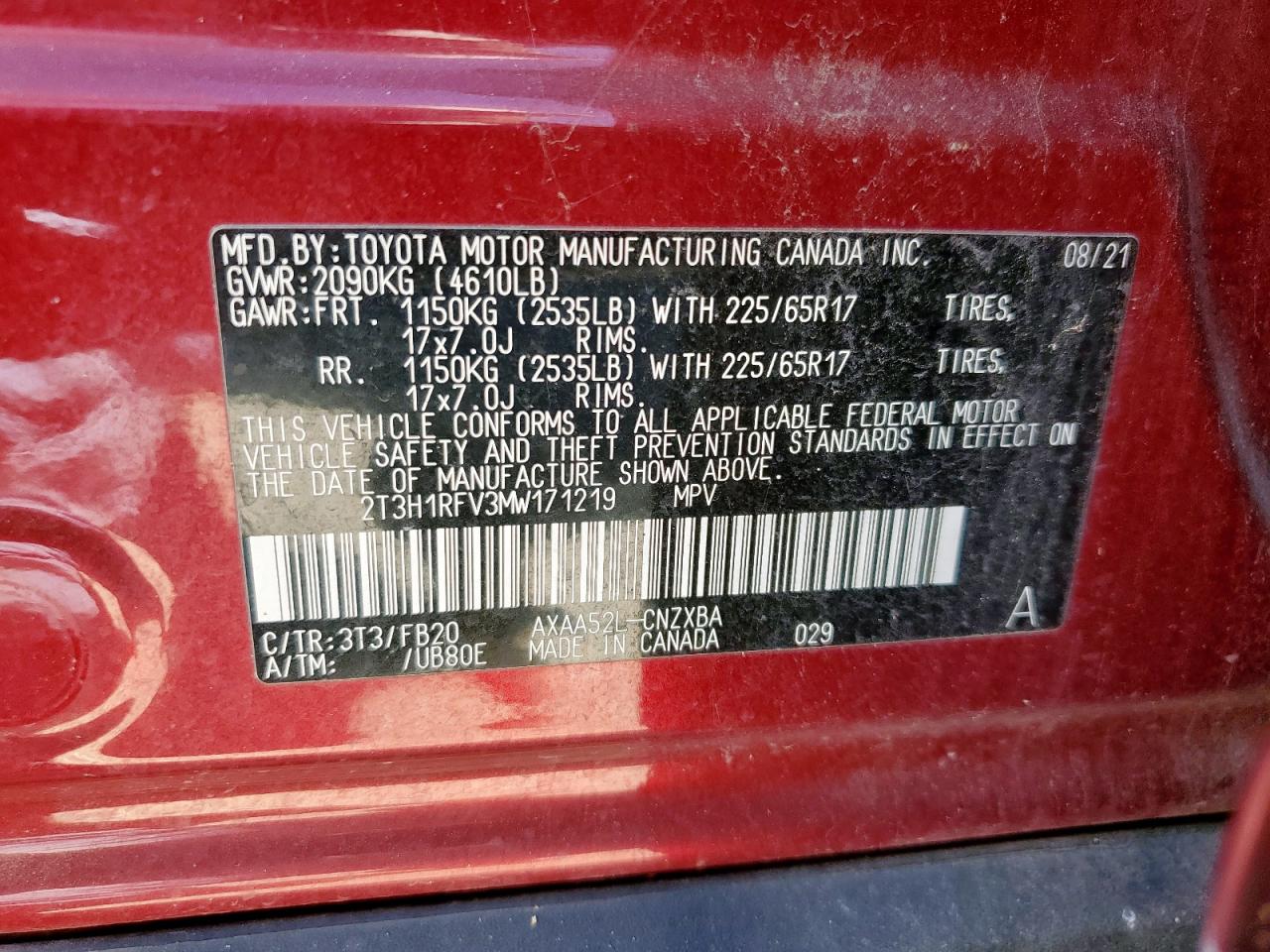 Toyota RAV4 Le Image 11