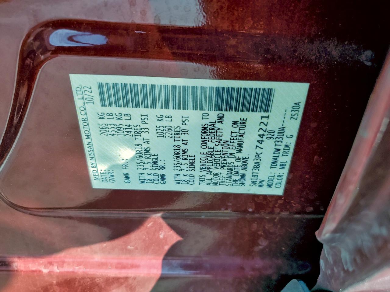 Nissan Rogue Sv Image 6