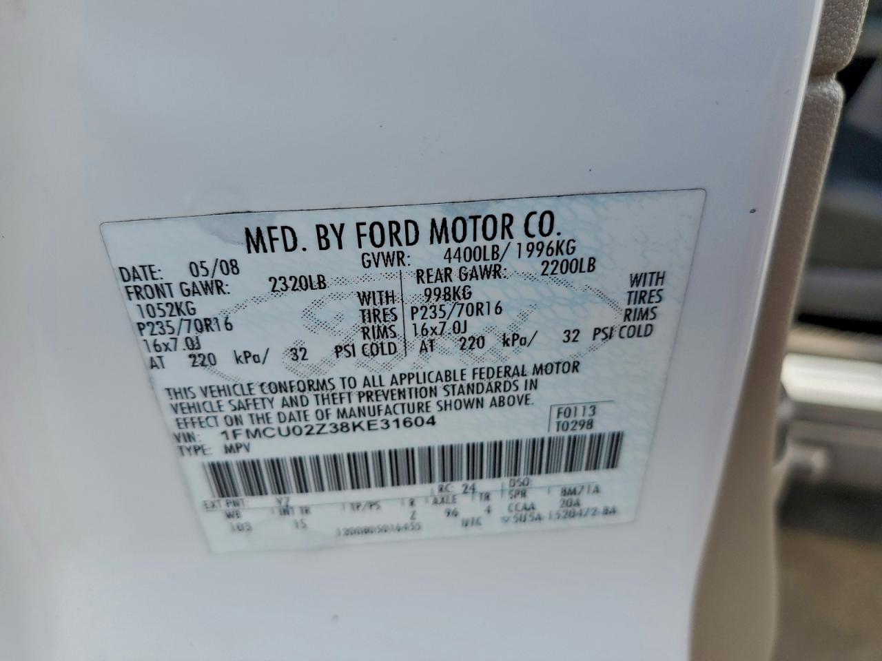 Ford Escape Xls Image 11