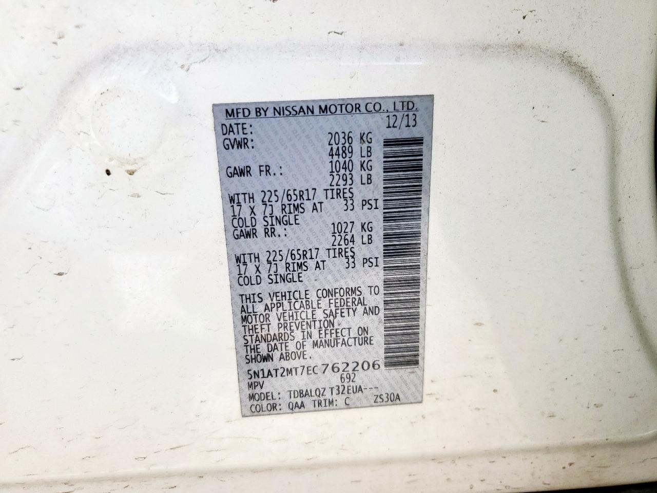 Nissan Rogue S Image 10