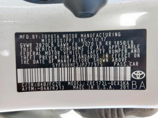 Toyota Corolla L Image 7