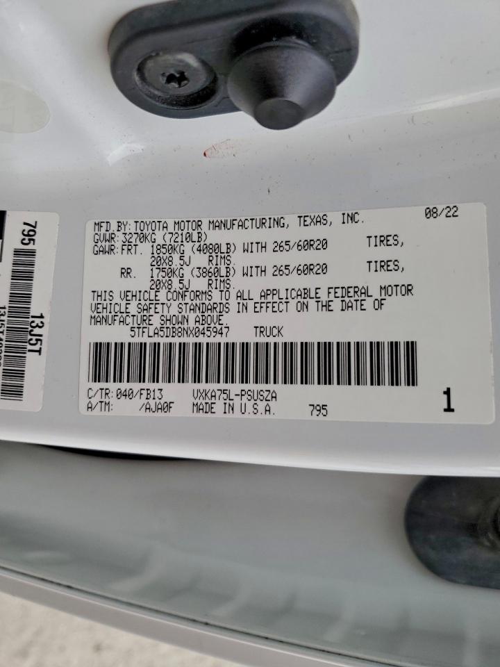 Toyota Tundra Crewmax Sr Image 4