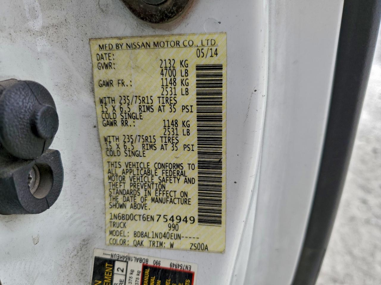 Nissan Frontier S Image 7