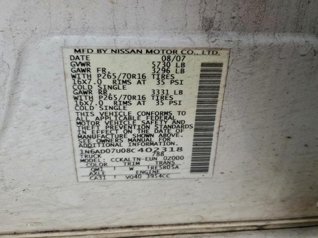 Nissan Frontier Crew Cab Le Image 11